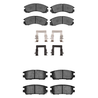 R1 Concepts® - Optimum OEp Front and Rear Brake Pad Set