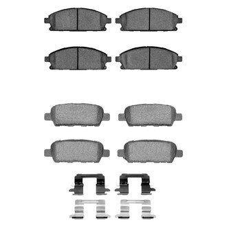 R1 Concepts® - Optimum OEp Front and Rear Brake Pad Set