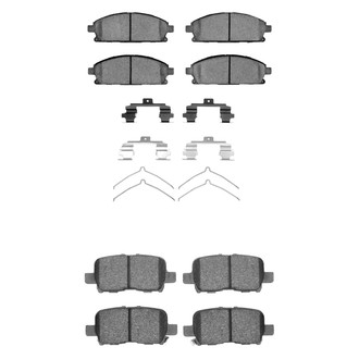 R1 Concepts® - Optimum OEp Front and Rear Brake Pad Set