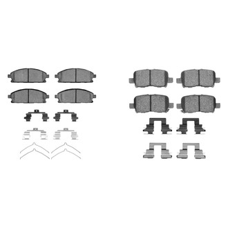 R1 Concepts® - Optimum OEp Front and Rear Brake Pad Set