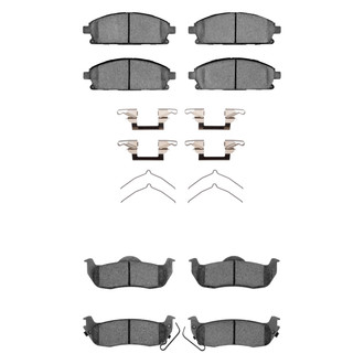 R1 Concepts® - Optimum OEp Front and Rear Brake Pad Set