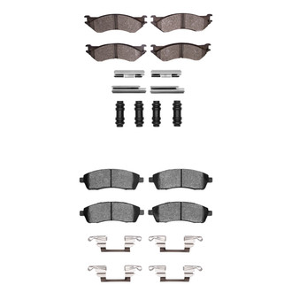 R1 Concepts® - Optimum OEp Front and Rear Brake Pad Set