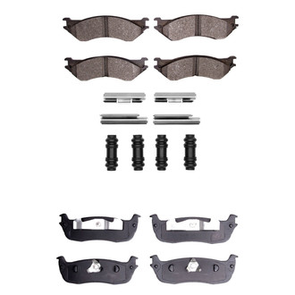 R1 Concepts® - Optimum OEp Front and Rear Brake Pad Set