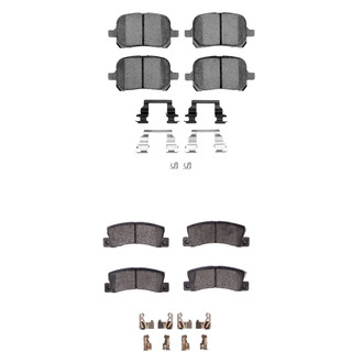 R1 Concepts® - Optimum OEp Front and Rear Brake Pad Set