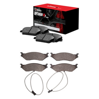 R1 Concepts® - Optimum OEp Front and Rear Brake Pad Set