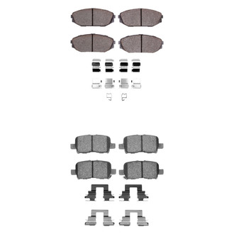 R1 Concepts® - Optimum OEp Front and Rear Brake Pad Set