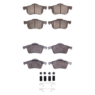 R1 Concepts® - Optimum OEp Front and Rear Brake Pad Set