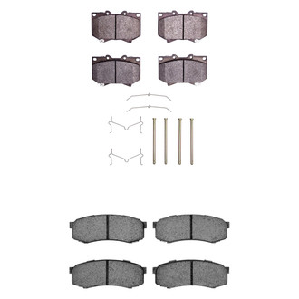 R1 Concepts® - Optimum OEp Front and Rear Brake Pad Set