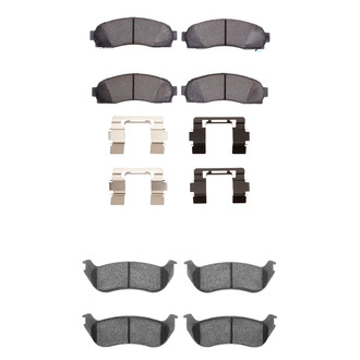 R1 Concepts® - Optimum OEp Front and Rear Brake Pad Set