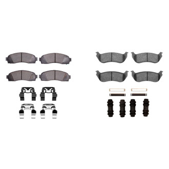 R1 Concepts® - Optimum OEp Front and Rear Brake Pad Set