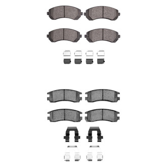 R1 Concepts® - Optimum OEp Front and Rear Brake Pad Set