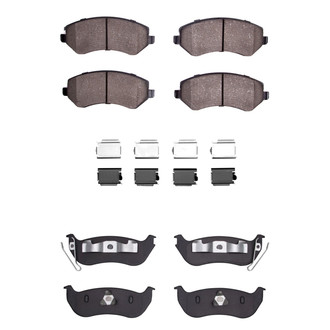 R1 Concepts® - Optimum OEp Front and Rear Brake Pad Set