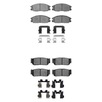 R1 Concepts® - Optimum OEp Front and Rear Brake Pad Set