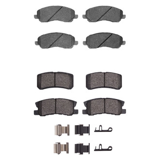 R1 Concepts® - Optimum OEp Front and Rear Brake Pad Set