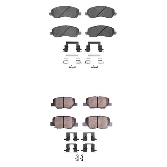 R1 Concepts® - Optimum OEp Front and Rear Brake Pad Set