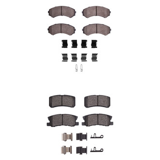 R1 Concepts® - Optimum OEp Front and Rear Brake Pad Set