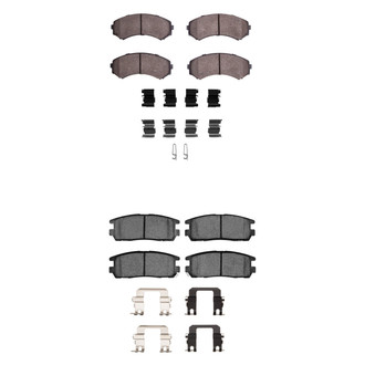 R1 Concepts® - Optimum OEp Front and Rear Brake Pad Set