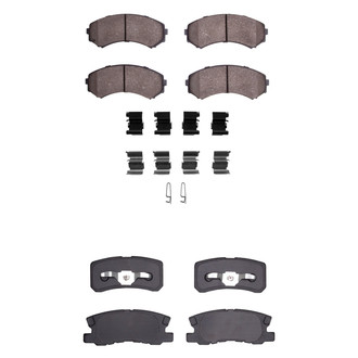 R1 Concepts® - Optimum OEp Front and Rear Brake Pad Set