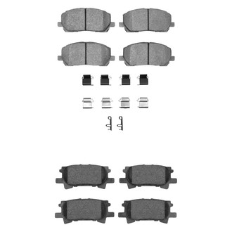 R1 Concepts® - Optimum OEp Front and Rear Brake Pad Set
