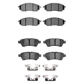 R1 Concepts® - Optimum OEp Front and Rear Brake Pad Set