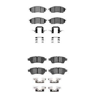 R1 Concepts® - Optimum OEp Front and Rear Brake Pad Set
