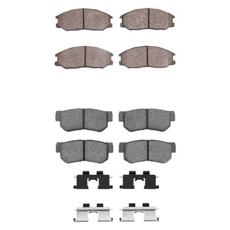 R1 Concepts® - Optimum OEp Front and Rear Brake Pad Set
