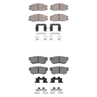R1 Concepts® - Optimum OEp Front and Rear Brake Pad Set