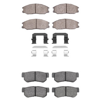 R1 Concepts® - Optimum OEp Front and Rear Brake Pad Set