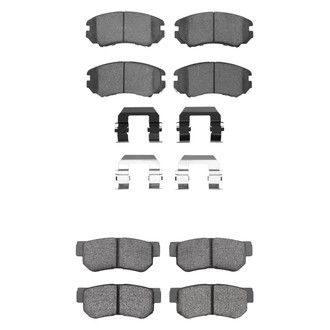 R1 Concepts® - Optimum OEp Front and Rear Brake Pad Set