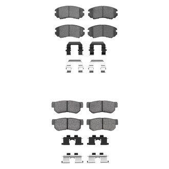 R1 Concepts® - Optimum OEp Front and Rear Brake Pad Set