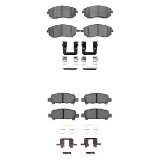 R1 Concepts® - Optimum OEp Front and Rear Brake Pad Set