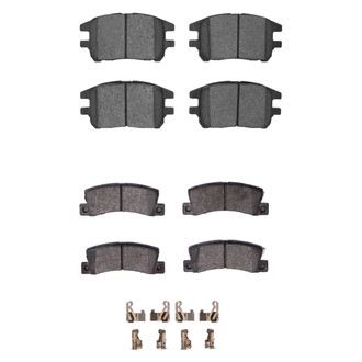 R1 Concepts® - Optimum OEp Front and Rear Brake Pad Set