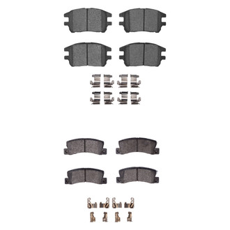 R1 Concepts® - Optimum OEp Front and Rear Brake Pad Set