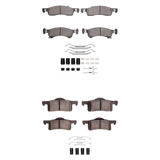 R1 Concepts® - Optimum OEp Front and Rear Brake Pad Set