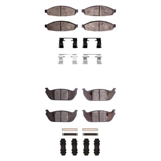 R1 Concepts® - Optimum OEp Front and Rear Brake Pad Set