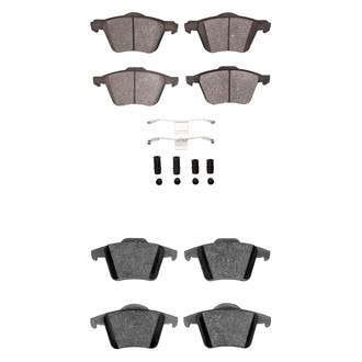 R1 Concepts® - Optimum OEp Front and Rear Brake Pad Set