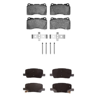 R1 Concepts® - Optimum OEp Front and Rear Brake Pad Set