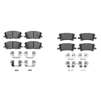 R1 Concepts® - Optimum OEp Front and Rear Brake Pad Set