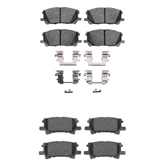 R1 Concepts® - Optimum OEp Front and Rear Brake Pad Set