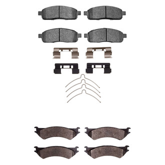 R1 Concepts® - Optimum OEp Front and Rear Brake Pad Set