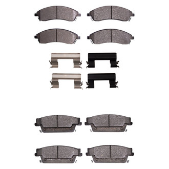 R1 Concepts® - Optimum OEp Front and Rear Brake Pad Set