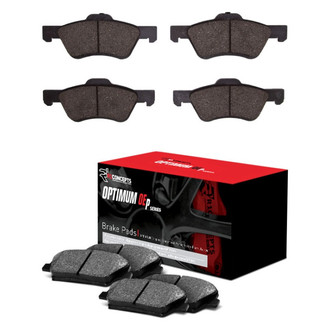 R1 Concepts® - Optimum OEp Front and Rear Brake Pad Set