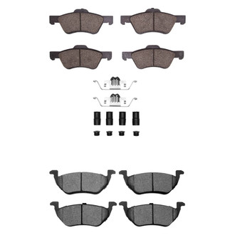 R1 Concepts® - Optimum OEp Front and Rear Brake Pad Set