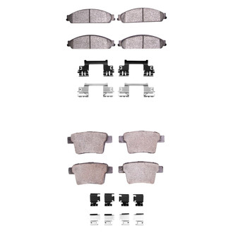 R1 Concepts® - Optimum OEp Front and Rear Brake Pad Set
