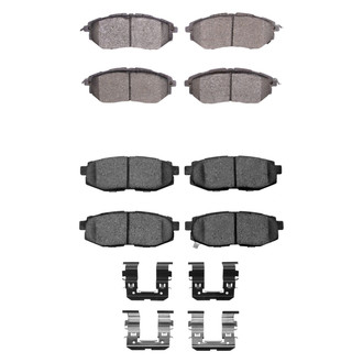 R1 Concepts® - Optimum OEp Front and Rear Brake Pad Set