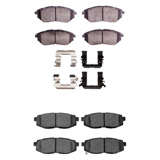 R1 Concepts® - Optimum OEp Front and Rear Brake Pad Set