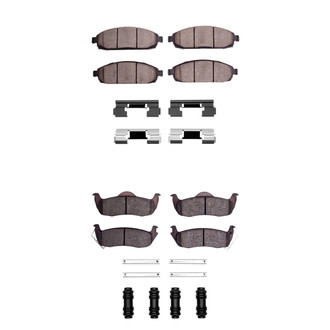 R1 Concepts® - Optimum OEp Front and Rear Brake Pad Set