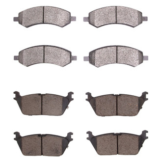 R1 Concepts® - Optimum OEp Front and Rear Brake Pad Set