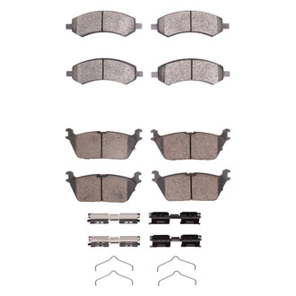 R1 Concepts® - Optimum OEp Front and Rear Brake Pad Set