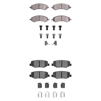 R1 Concepts® - Optimum OEp Front and Rear Brake Pad Set